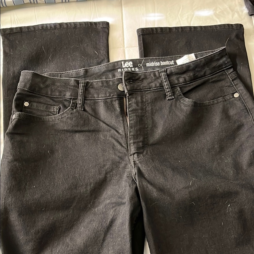 Lee Riders Women's Dark Gray Midrise Bootcut Jeans